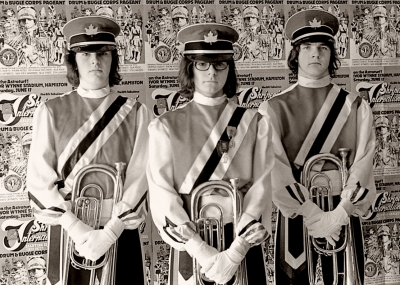 Three guys from Cadets LaSalle in promo for the Shriners Contest (1972)
Photo by Don Daber
