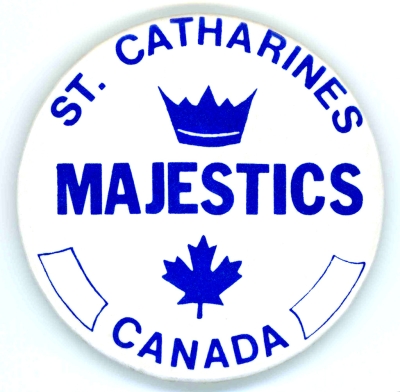 St Catharines Majestics button
Submitted by Doug Smith
Keywords: button