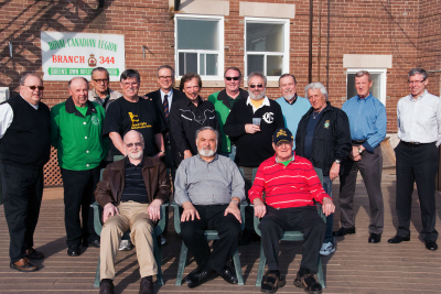 Some of the guys who knew Andy (Andy Henderson Memorial, 2012)
Photo by Eric McConachie
Keywords: 2012