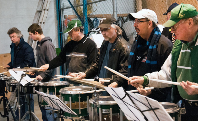 Some of the drums at rehearsal (Kitchener, 2012)
Photo by Eric McConachie
Keywords: 2012