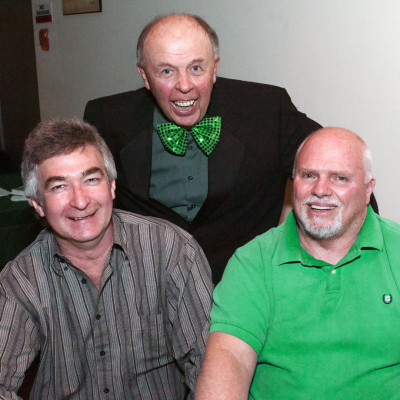 Brian Flood, Rick Shearer and Rick Tracey (Wearing of the Green, 2012)
Photo by David Johns
Keywords: 2012