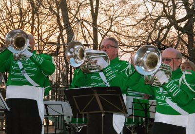 Mike, Dave & Barry (Wearing of the Green, 2012)
Photo by Eric McConachie
Keywords: 2012