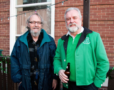 Paul Thompson and Brian Hogan (Wearing of the Green, 2012)
Photo by Eric McConachie
Keywords: 2012
