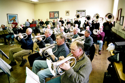 Rehearsing at the Legion (2007)
Photo by Dave Johns
Keywords: 2007