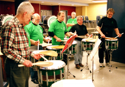 Drums at St Mike's
Photo by Dave Johns
