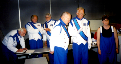 Optimists Alumni dressed for Lotto 6/49 promo
Photo submitted by Ric Brown
