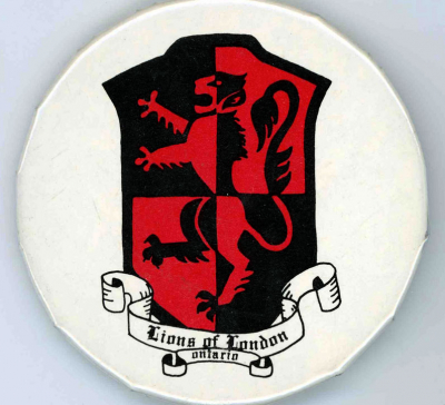 Lions of London button (1977)
Submitted by Doug Smith
Keywords: button 1977