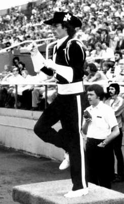 Dean Mooney, Northstar Drum Major (1977)
Photo by Doug Smith
Keywords: 1977
