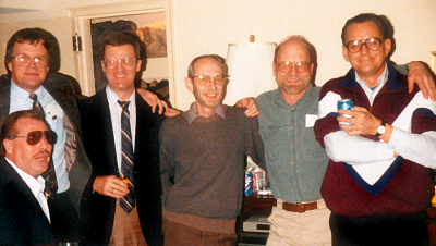 Bill McNabb (sitting), Bob Brown, Mel Dey, Al Lavigne, Barry Bell, Colin Hedworth (about 1993)
Photo submitted by Mel Dey
