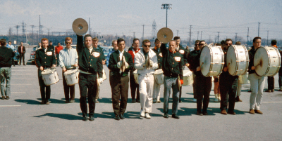 Commanders rehearsing (1965?)
Photo by Norm Kennedy
Keywords: 1965
