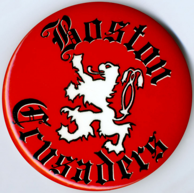 Boston Crusaders Button
Submitted by John Shearer
Keywords: button