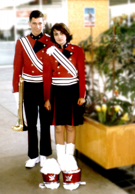 Brian Byrne and friend in their Grantham uniforms
Photo submitted by Brian Byrne
