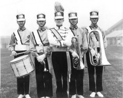 taken from the Commanders website
L - R Lorne Ferrazzutti (Alumni Corps), Ron Dwyer, Don Chisolm, Dave Peters, Mel Dey (Alumni Corps)
