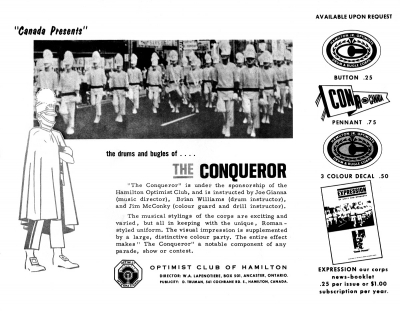 Ad for Hamilton Conqueror (1962)
From an old Green Capsule Comments
Keywords: 1962