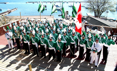 Hurray! We've got our uniforms!!
On the Deck at the Legion, May 2007
Photo by Frans Rood
