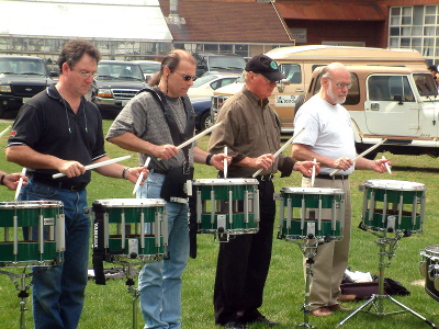 Drummers rehearsing (2006)
Photo by Frans Rood
Keywords: 2006