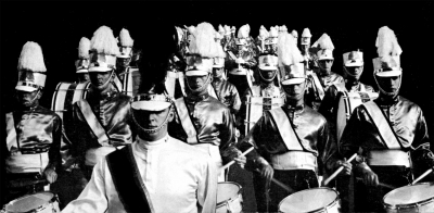 Drum Major (Andy Henderson) and drums (1965)
From 1965 album cover (original photo probably from Don Daber)
Keywords: 1965