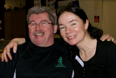 Kevin Clancy and Karen Bosworth  (Jan. 2008)
Photo by Tom Mellors
Keywords: 2008