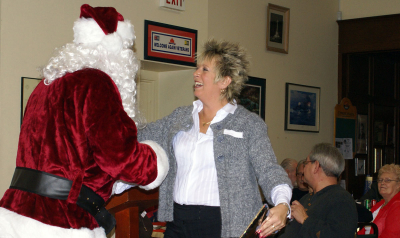 Glenda with Santa (January Party, 2008)
Photo by Tom Mellors
Keywords: 2008