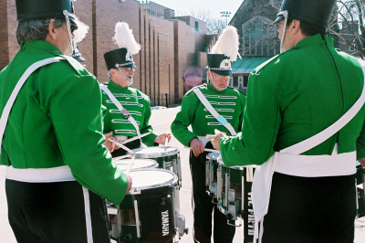 Warming up for the St Patrick's Day Parade (2008)
Photo by Eric McConachie
Keywords: 2008