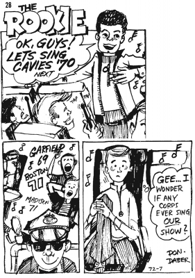 The Rookie cartoon (from GCC, Vol 13, No 3, 1973)
By Don Daber
