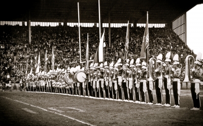 Toronto Optimists perform at half-time (Grey Cup, Toronto, 1968)
Photo by Frans Rood
Keywords: 1968