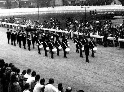 11th Field Regiment Royal Canadian Artillery Guelph with Stan Biggs out front at Dufferin Race Track (1955)
Photo submitted by Phil Hennings
Keywords: 1955