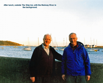 Ivor Bramley and Len Perrin in England
