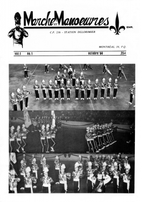 Toronto Optimists on the cover of "Marche et Manoeuvres" (Oct 1964)
Keywords: 1964