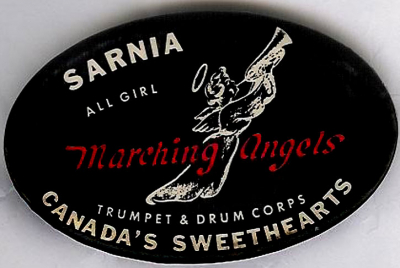 Sarnia Marching Angels button
Keywords: button