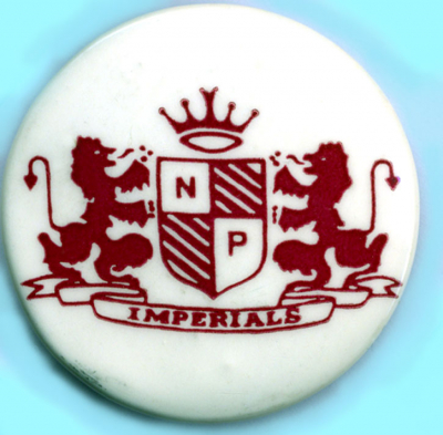 Norwood Park Imperials button (mid 60s)
Submitted by John Shearer
Keywords: button