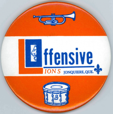 L'Offensive Lions button
Submitted by Doug Smith
Keywords: button