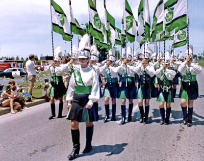 Toronto Optimists Colour Guard (1975)
Photo by Eric McConachie
Keywords: 1975