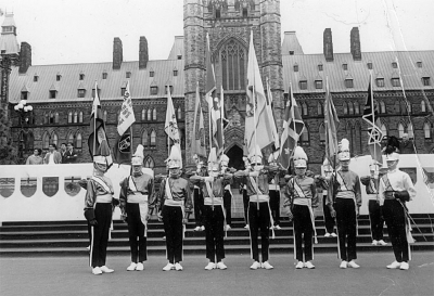 Optimists guard in front of the Parliament Buildings (1967)
Photo by Frans Rood
Keywords: 1967