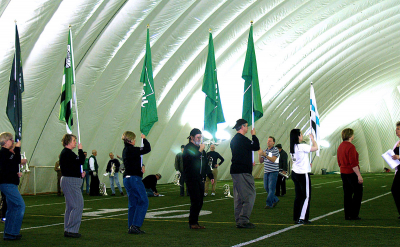 Rehearsing in the Dome (Feb. 2008)
Photo submitted by Ron Smith
Keywords: 2008