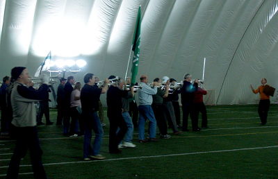 Rehearsing in the Dome (Feb. 2008)
Photo by Ron Smith
Keywords: 2008