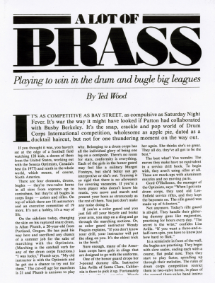 Part of an article from the August 20, 1978 issue of "The City", published by Toronto Star
Keywords: 1978