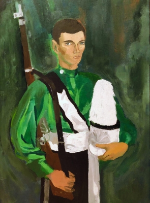 Painting of Rick Cooper 
Painting by Don Daber
