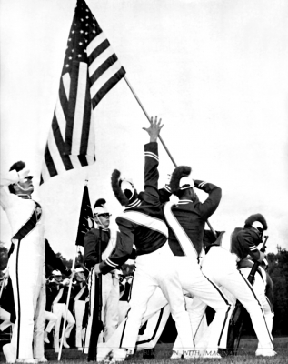 Racine Explorer Scouts (about 1964)
From the cover of the Feb 1965 issue of Drum Corps Digest
Keywords: 1964