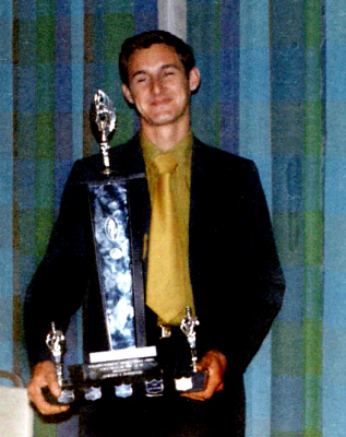Ray Roussel with the "Corpsman of the Year" award (1969)
Photo submitted by George Tamaki
Keywords: 1969