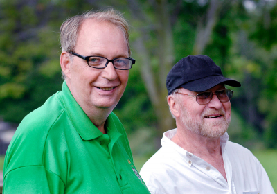 Paul Thompson and Barry Bell (Reunion 2008)
Photo by Peter McCusker
Keywords: 2008