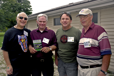 Bob Carell, Vern Reid, Gerry Bencze, Brian Collingdon (2008 Reunion)
Photo by Peter McCusker
Keywords: 2008
