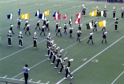 Toronto Optimists at the Big 10 Prelims (Hamilton, 1972)
Photo submitted by Ric Brown
Keywords: 1972
