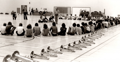 Seneca Optimists (perhaps first rehearsal, 1976)
Photo by Don Daber
