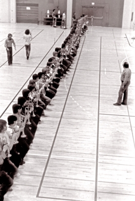 Seneca Optimists first rehearsal (1976)
Keywords: 1976