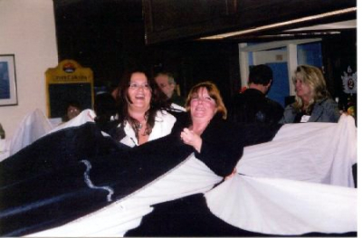 With the Parachute (Seneca Optimists Reunion, 2006)
Photo submitted by Pat Buttigieg (Tunney)
Keywords: 2006