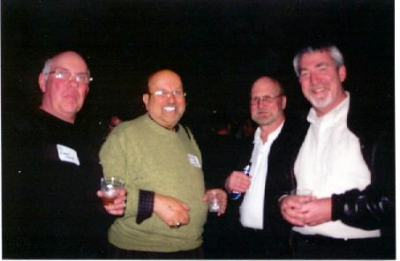 Barry Woods, Chops, Barry Bell and Dave McKinnon, (Seneca Optimists Reunion, 2006)
Photo submitted by Pat Buttigieg (Tunney)
Keywords: 2006