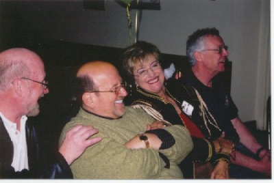 Barry Bell, Chops & Marie, Brian Collingdon (Seneca Optimists Reunion, 2006)
Photo Submitted by Pat Buttigieg (Tunney)
Keywords: 2006