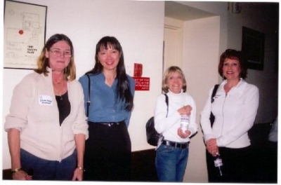 Sandy Douglas, Pete Hodgson's Girlfriend?, Linda Woods,  Bernedette Woods (2006 reunion)
Photo Submitted by Pat Buttigieg (Tunney)
Keywords: 2006
