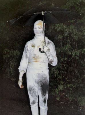 Clayton Keat during initiations as "The Mummy" (probably 1967)
Submitted by George Tamaki
Keywords: 1967
